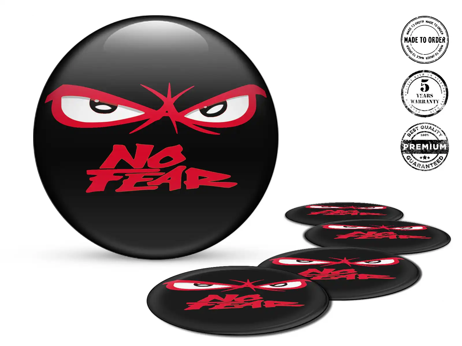 Sticker on Rims Domed Badge Edition